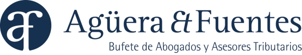 Logo Agüera & Fuentes, Abogados y Asesores Tributarios